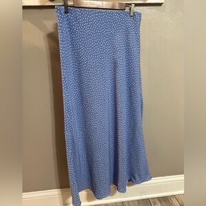 Loft Blue Polka Dot Women's Skirt